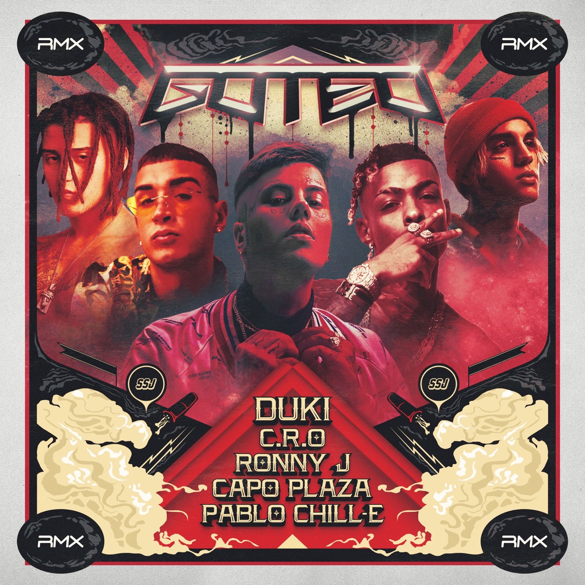 Goteo (Remix) [feat. Capo Plaza & C.R.O] - Single by Duki, RONNY J & Pablo Chill-E album cover