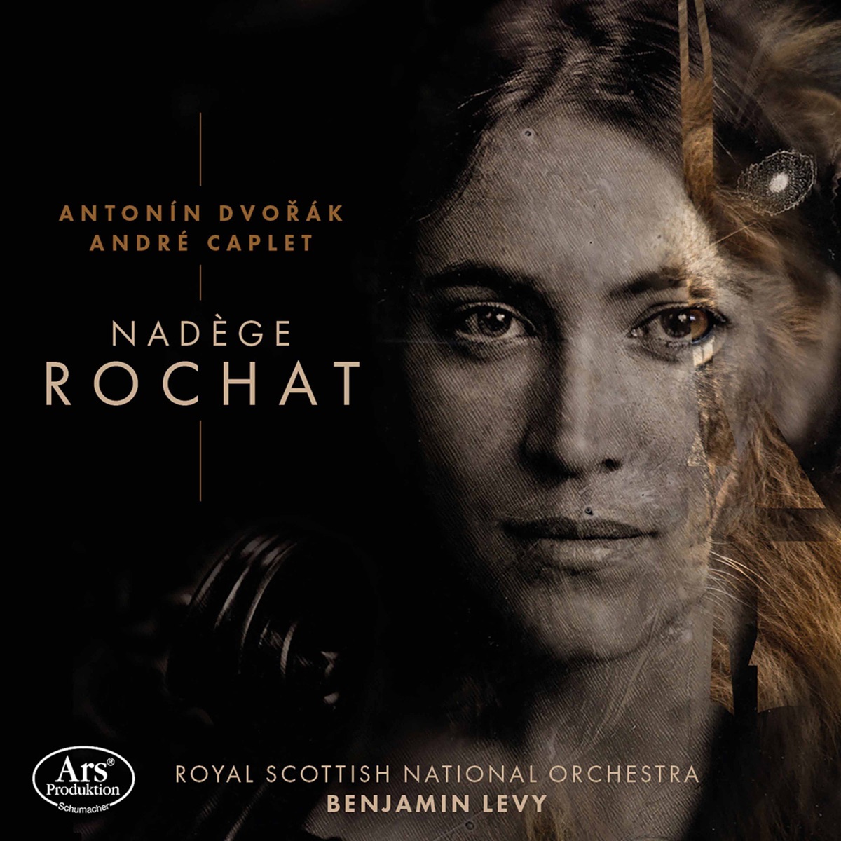 Dvořák & Caplet: Cello Concertos by Nadege Rochat, Royal Scottish National Orchestra & Benjamin Levy album cover