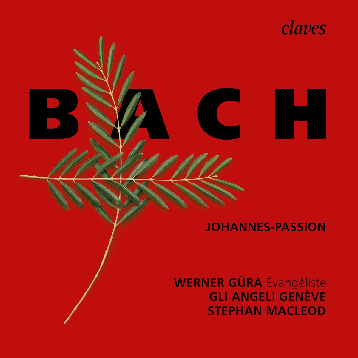 J.S. Bach: Johannes-Passion, BWV 245 by Gli Angeli Genève, Stephan MacLeod & Werner Güra album cover