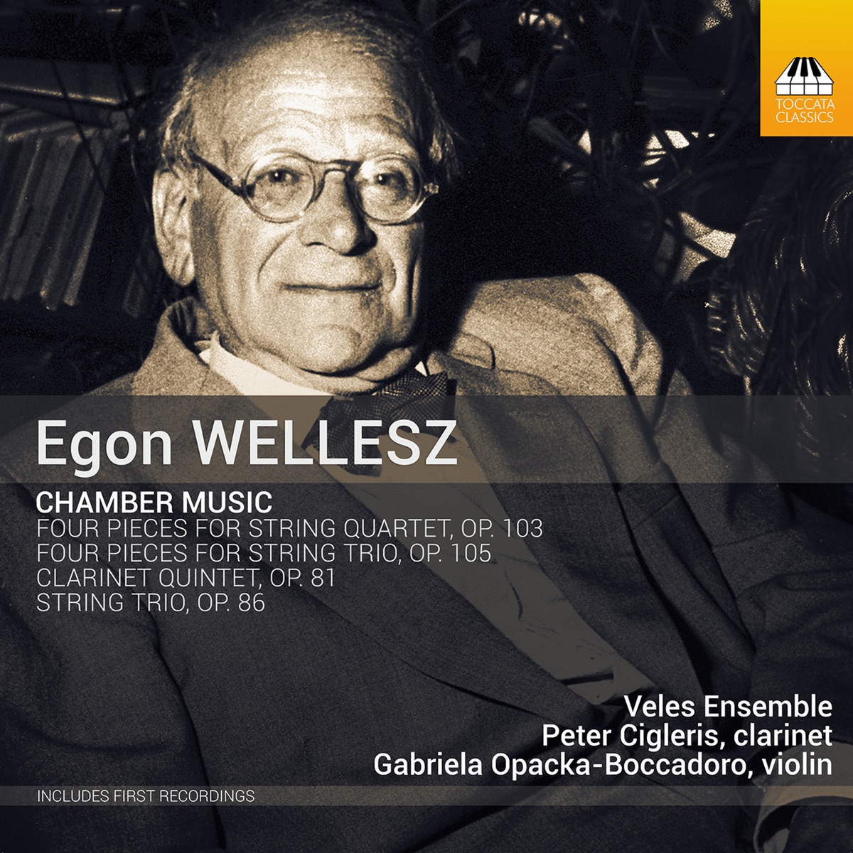 Egon Wellesz: Chamber Music by Gabriela Opacka-Boccadoro, Peter Cigleris & Veles Ensemble album cover