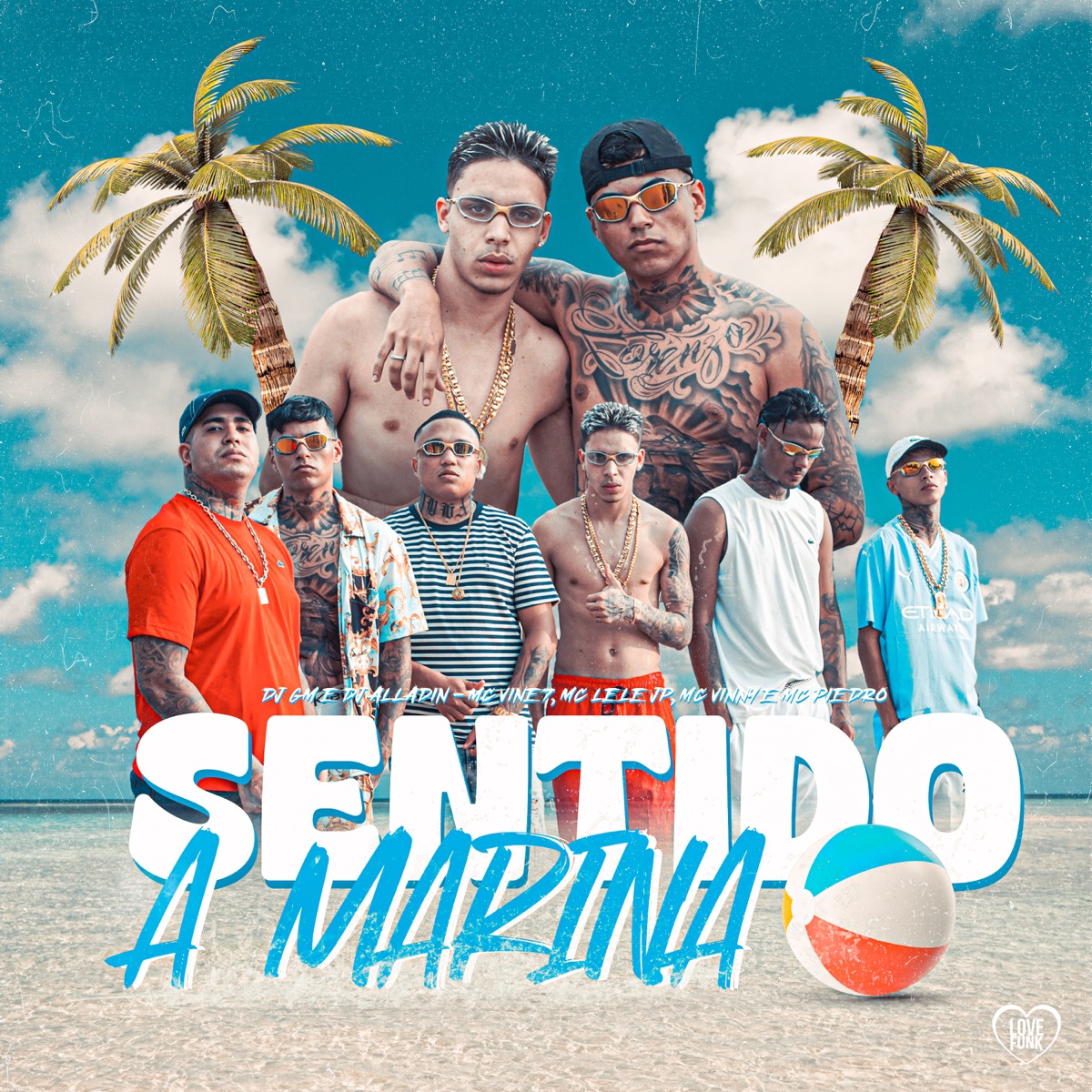 Sentido a Marina (feat. Mc Piedro, MC Lemos & MC Lele JP) - Single by DJ GM, MC Vine7 & Dj Aladin GDB album cover
