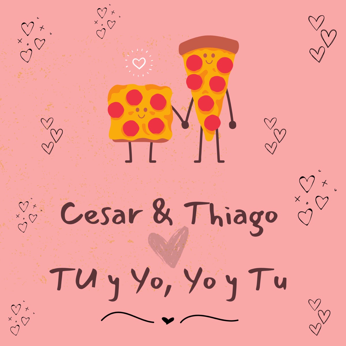 Tu y yo, yo y tu - Single by Cesar & Thiago & Lil Tec album cover