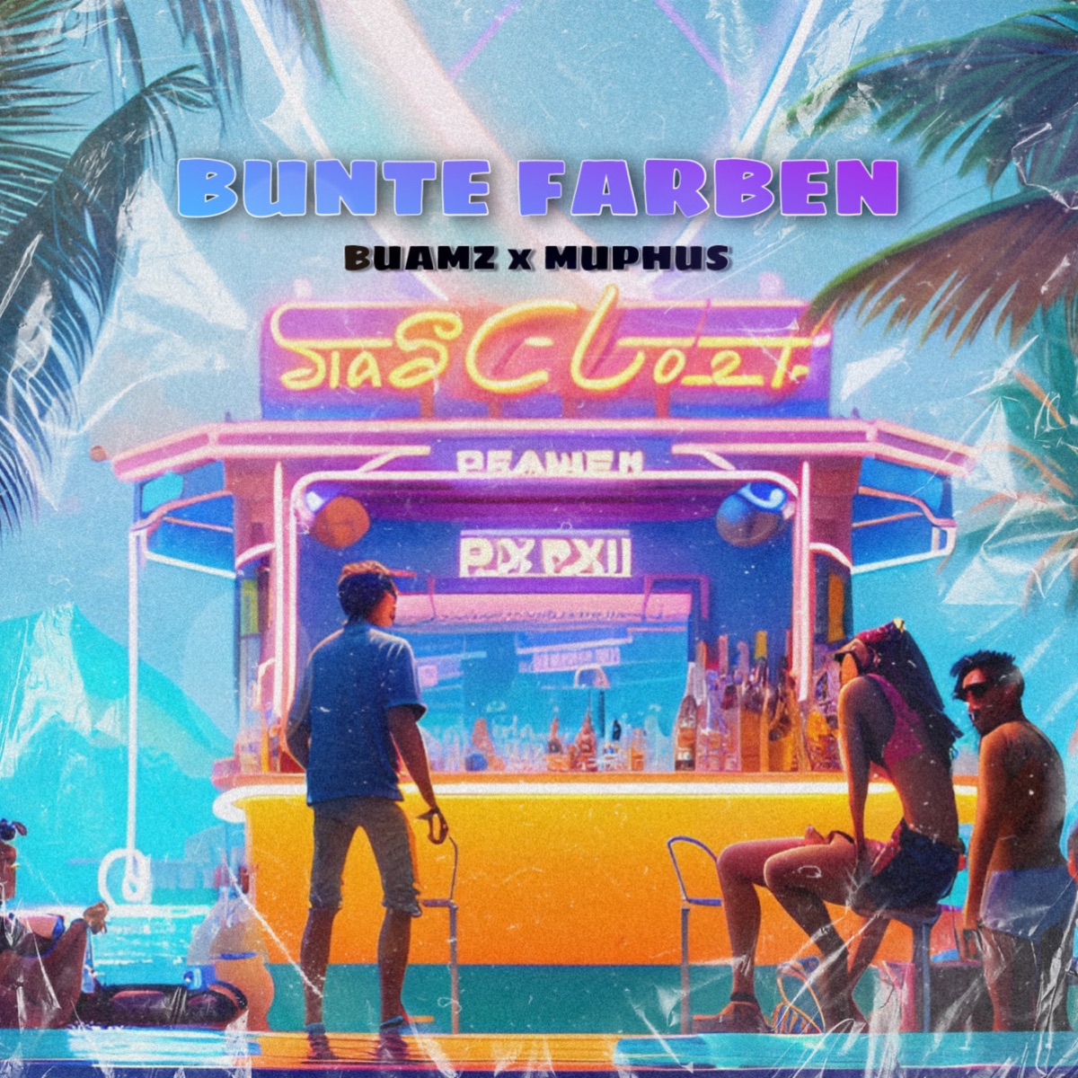 Bunte Farben - Single by Buamz & MUPHUS album cover