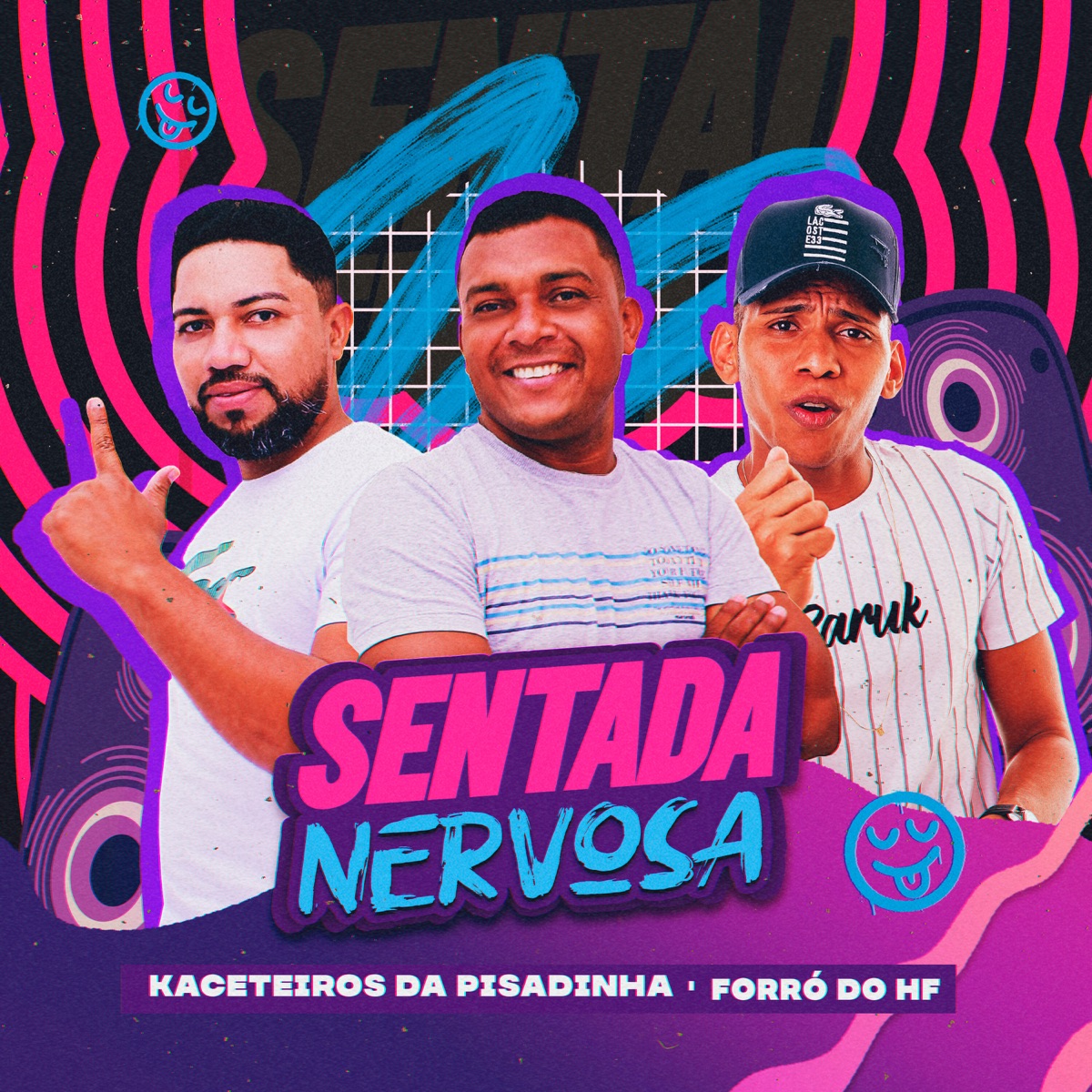 Sentada Nervosa - Single by kaceteiros da pisadinha & Forró do HF album cover