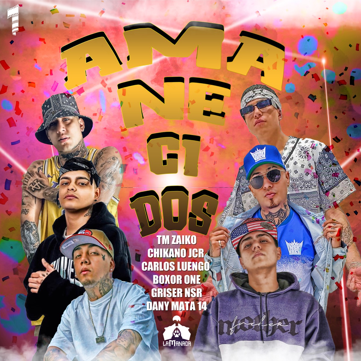 Amanecidos (feat. Griser Nsr, Carlos Luengo & dany mata 14) - Single by TM Zaiko, Boxor One & Chikano Jcr album cover