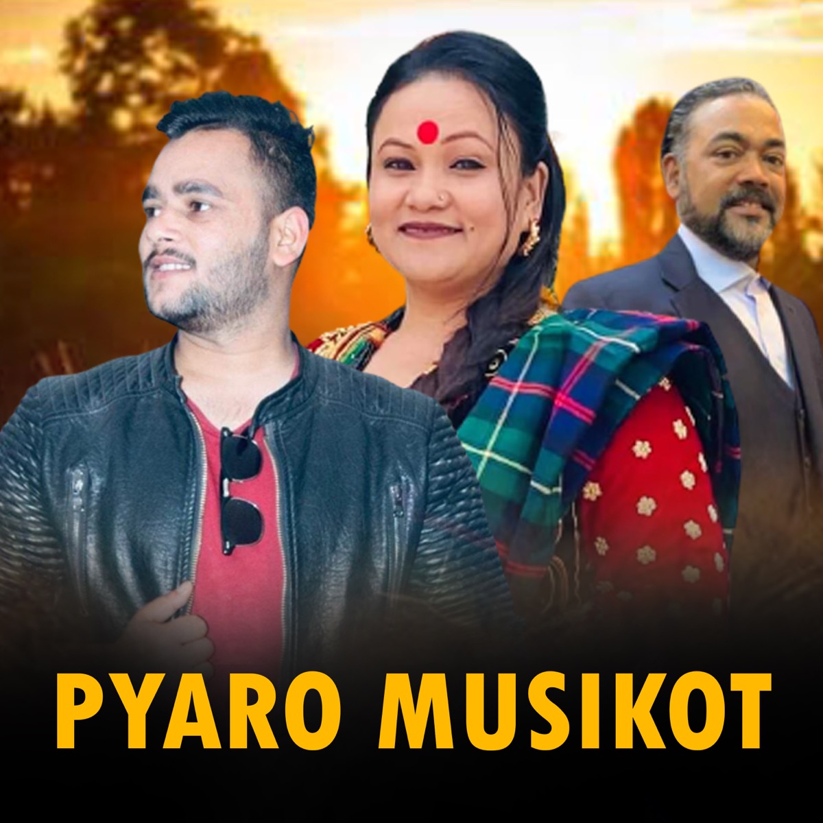 Pyaro Musikot - EP by Khima Nand Kharel, Kushal Belbase & Tika Pun album cover
