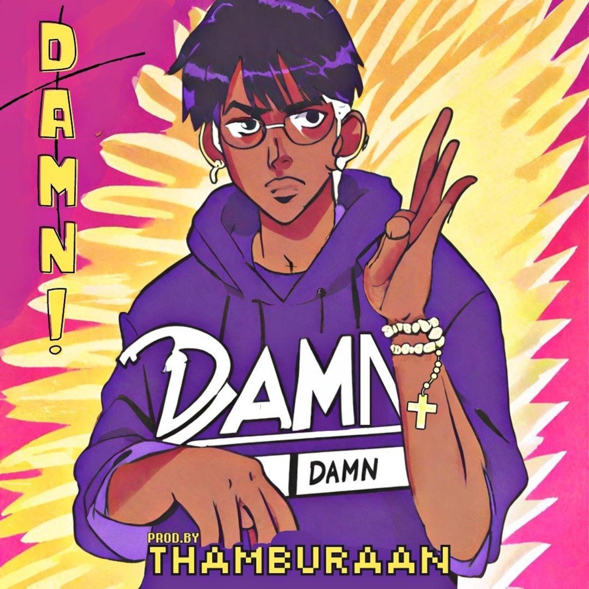 Damn - Single by Thamburaan album cover