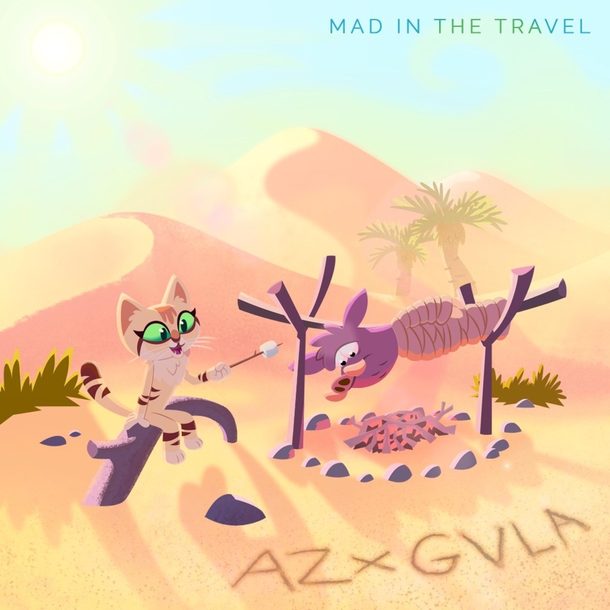 Mad In the Travel - EP by Ashley Zarah & Gula album cover