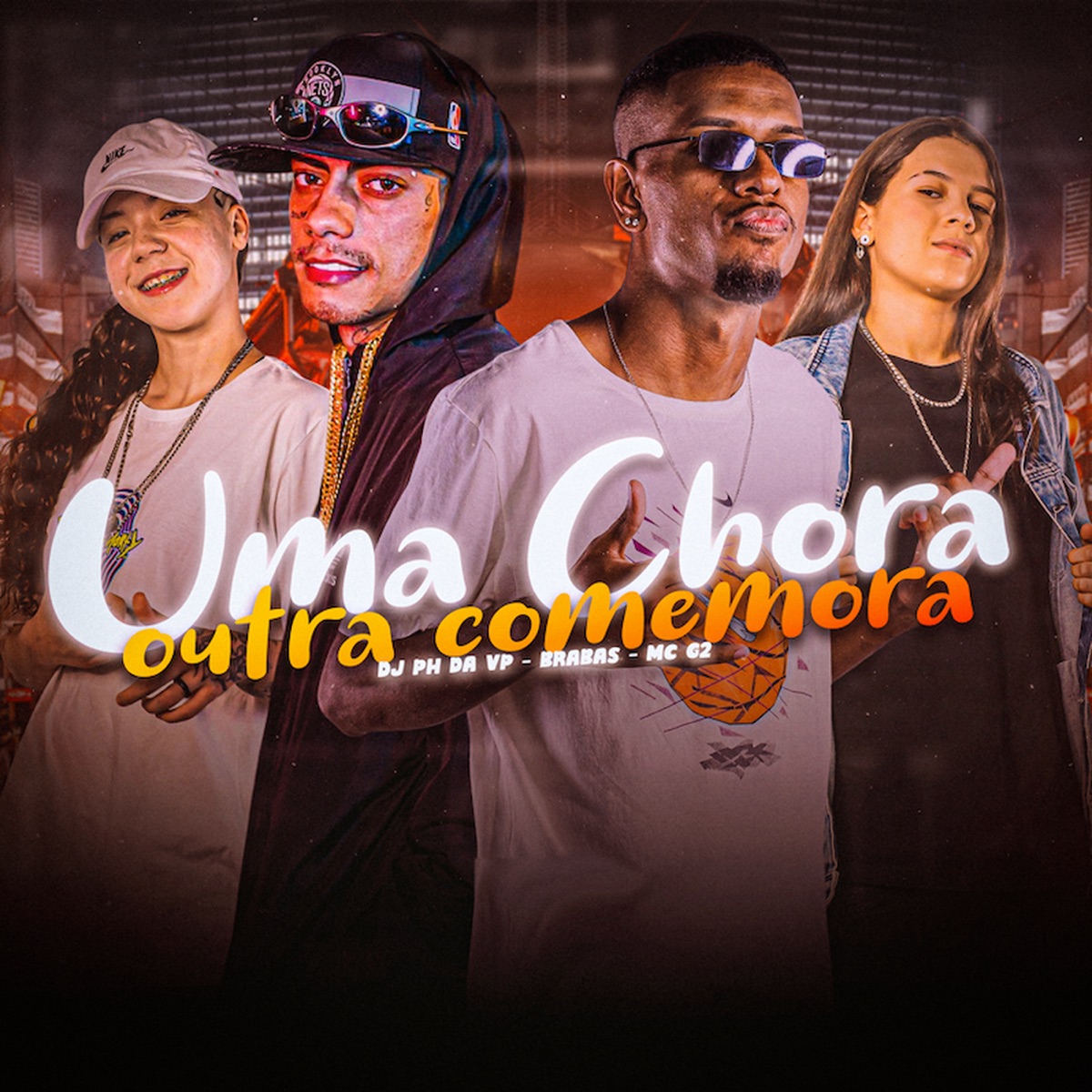 Uma Chora Outra Comemora - Single by DJ PH DA VP, Brabas & MC G2 album cover