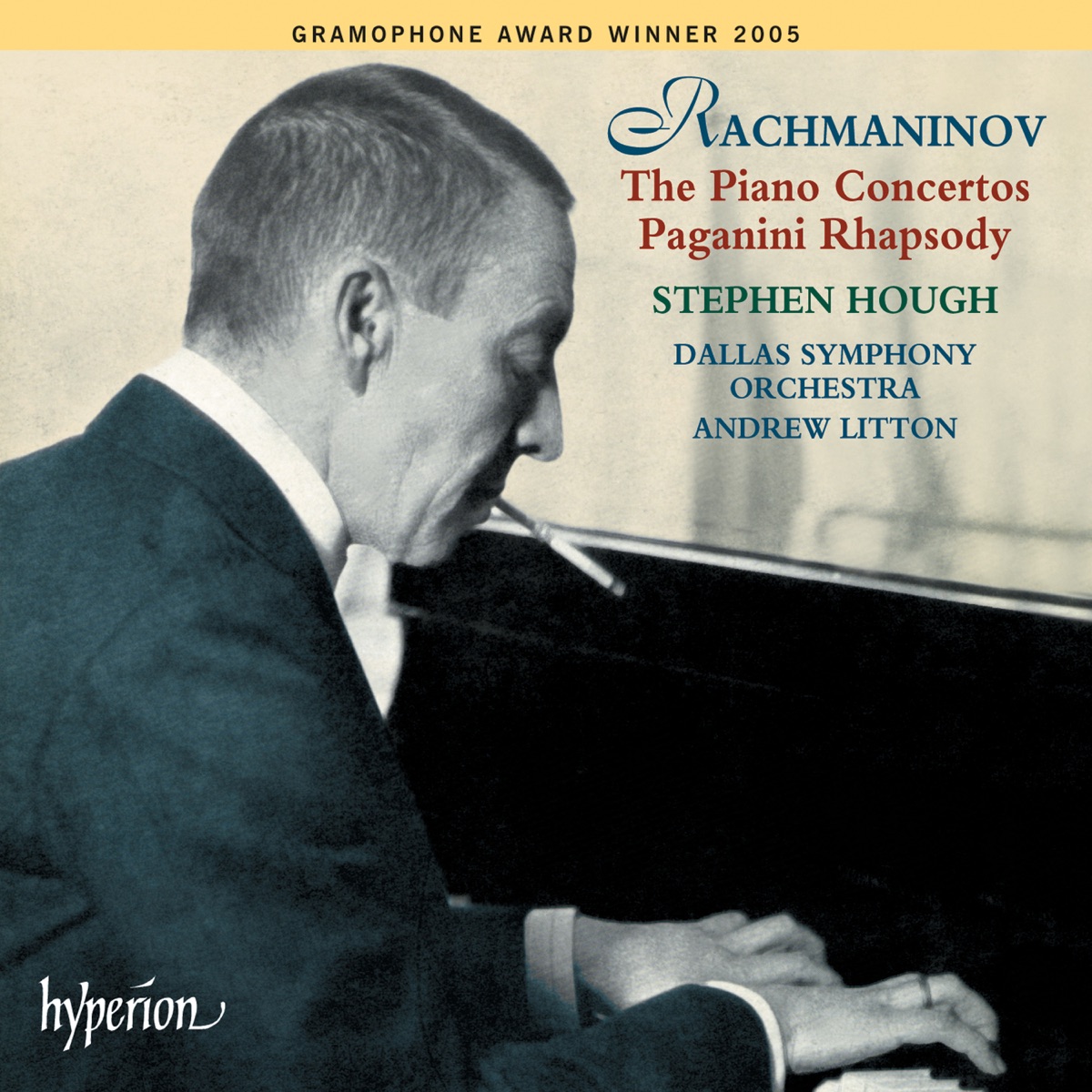 Rachmaninoff: Piano Concertos 1-4 & Paganini Rhapsody by Stephen Hough, Dallas Symphony Orchestra & Andrew Litton album cover