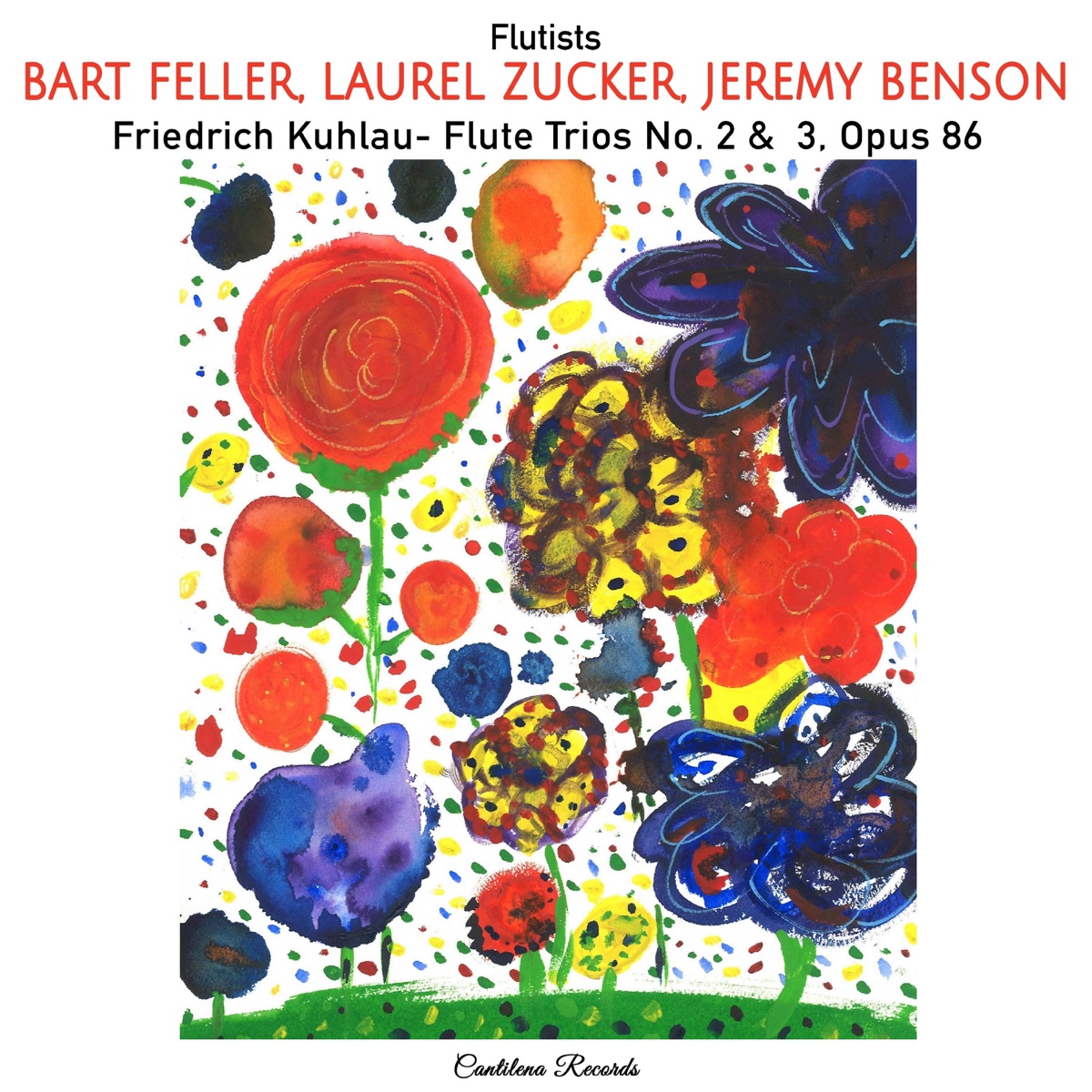 Friedrich Kuhlau - Flute Trios No. 2 & 3, Opus 86 by Bart Feller, Laurel Zucker & Jeremy Benson album cover