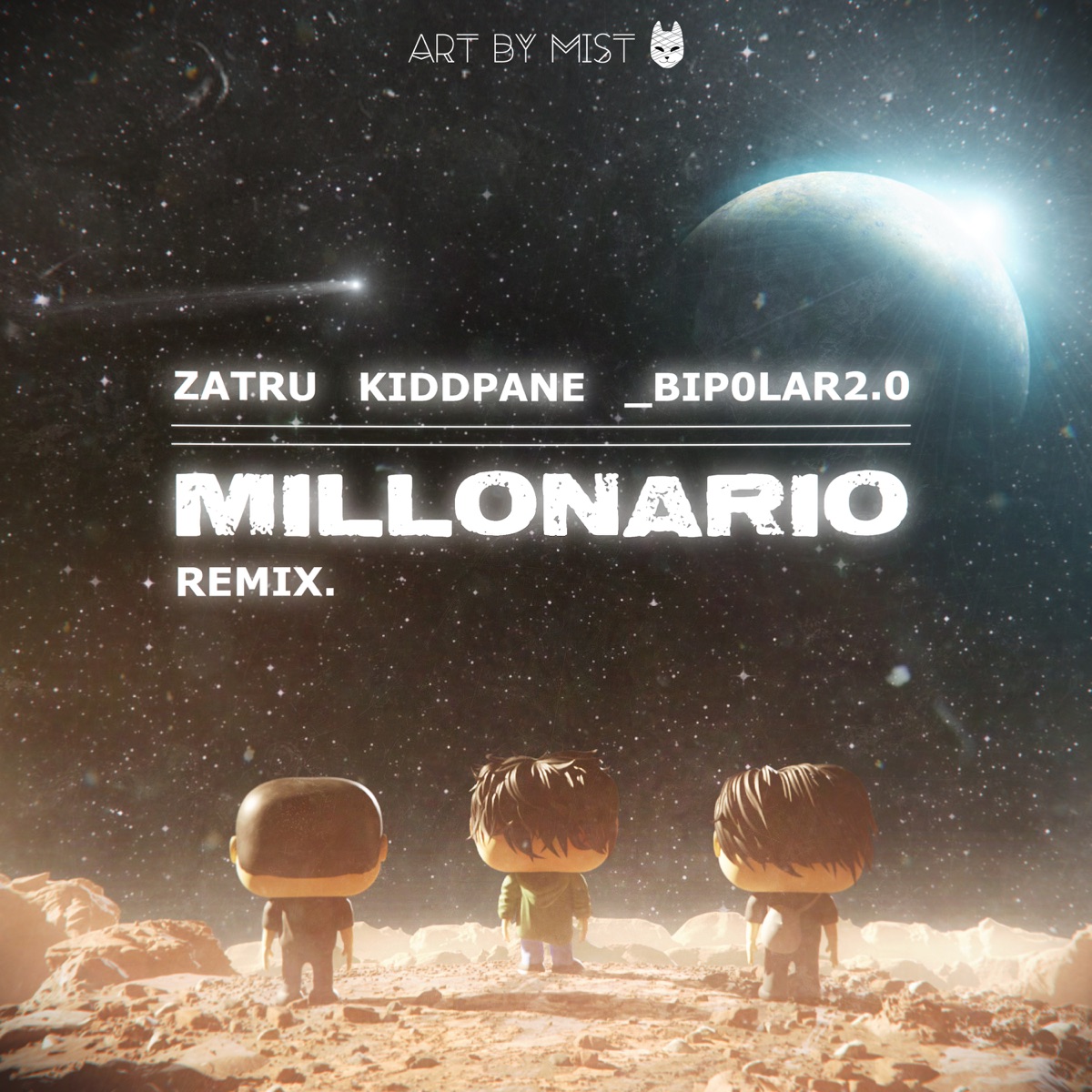 Millonario (Remix) - Single by Zatru, _bip0lar2.0 & Kidd Pane album cover