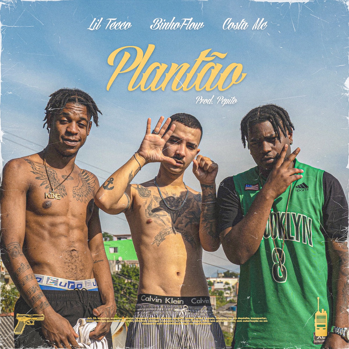Plantão (feat. Lil Tecco, CostaMC, BinhoFlowmc & OGPepito) - Single by 50 Tons de Rap album cover