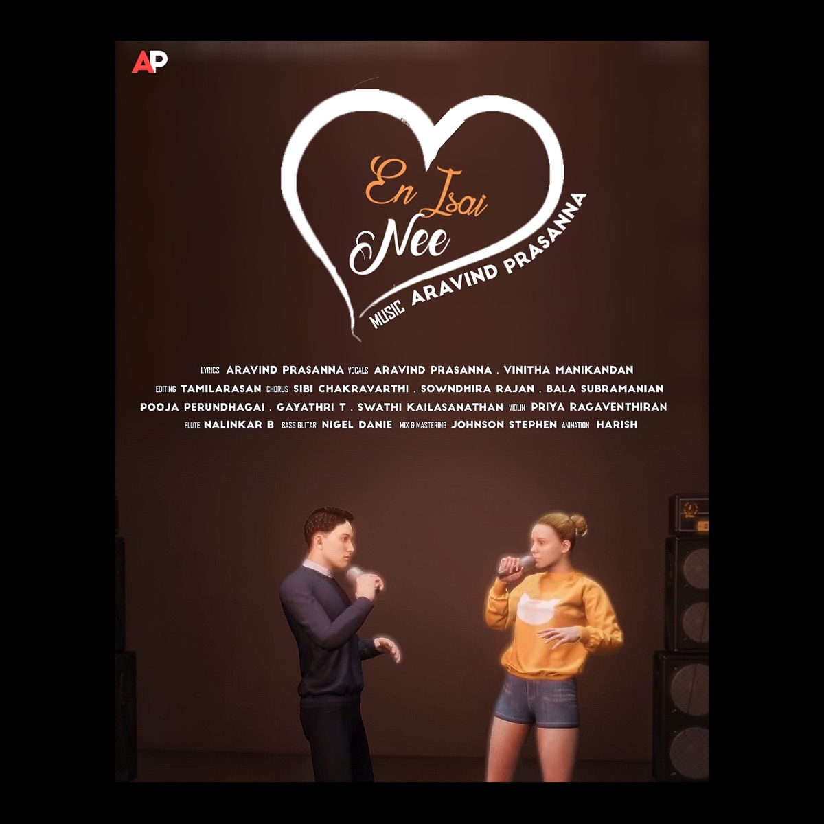 Enn Isai Nee - Single by vinitha manikandan & Aravind Prasanna album cover