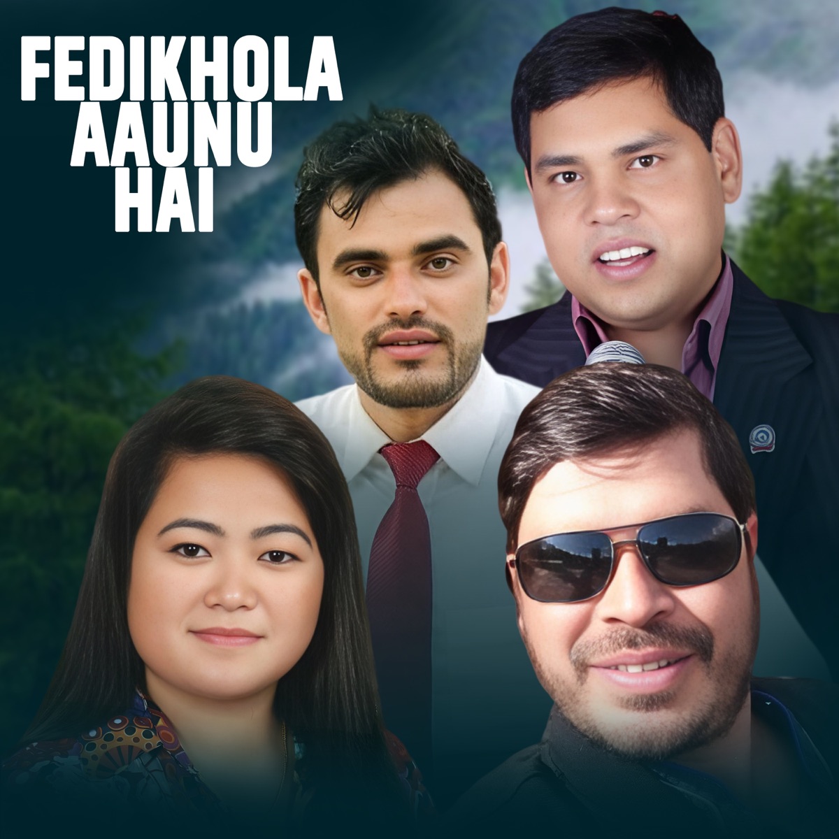 Fedikhola Aaunu Hai - EP by Tek Chapagain Tnc, Purushottam Neupane & Juna Shrees album cover