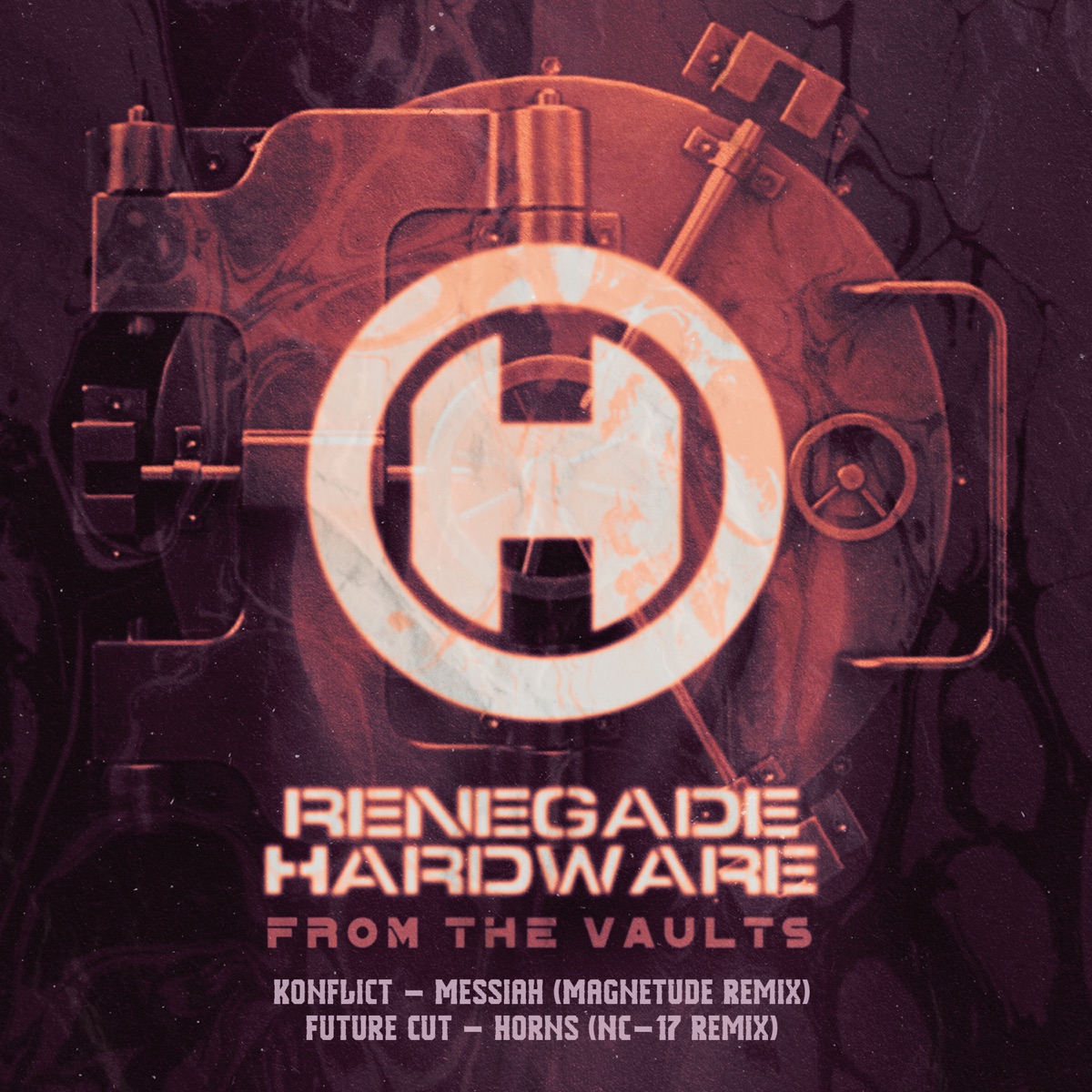 From the Vaults, Pt. 1 - Messiah (Magnetude Remix) / Horns (NC-17 Remix) - Single by Konflict & Future Cut album cover