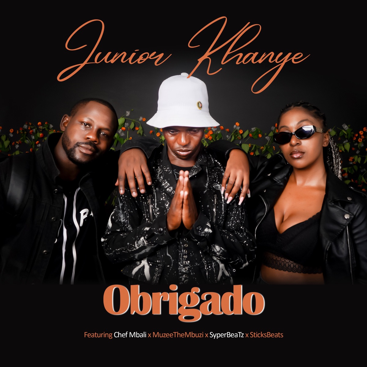 Obrigado (feat. Chef Mbali, Muzeethembuzi, SyperbeaTz & SticksBeats) - Single by Junior Khanye album cover
