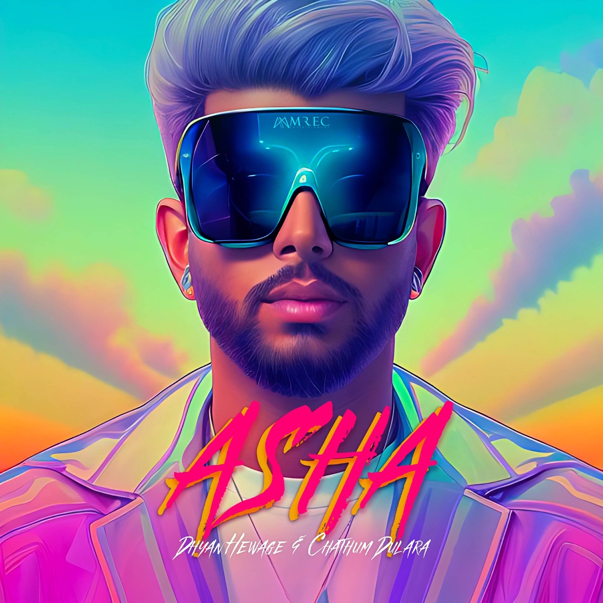 Asha - Single by Dhyan Hewage & Chathum Dulara album cover