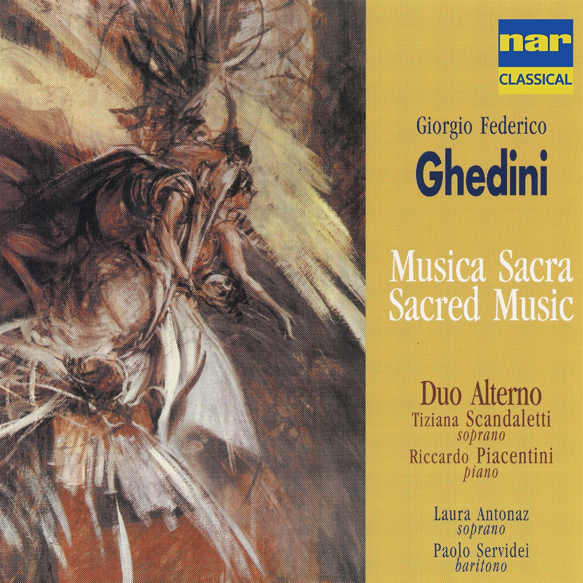 Giorgio Federico Ghedini: Musica Sacra by Laura Antonaz, Paolo Servidei & Tiziana Scandaletti album cover