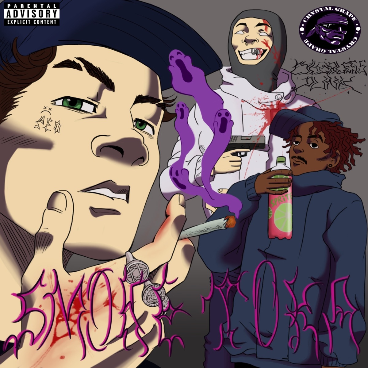Smoke Toka - Single by Aka Kubana, Axsun, crystalgrapefamily & kaykyy album cover