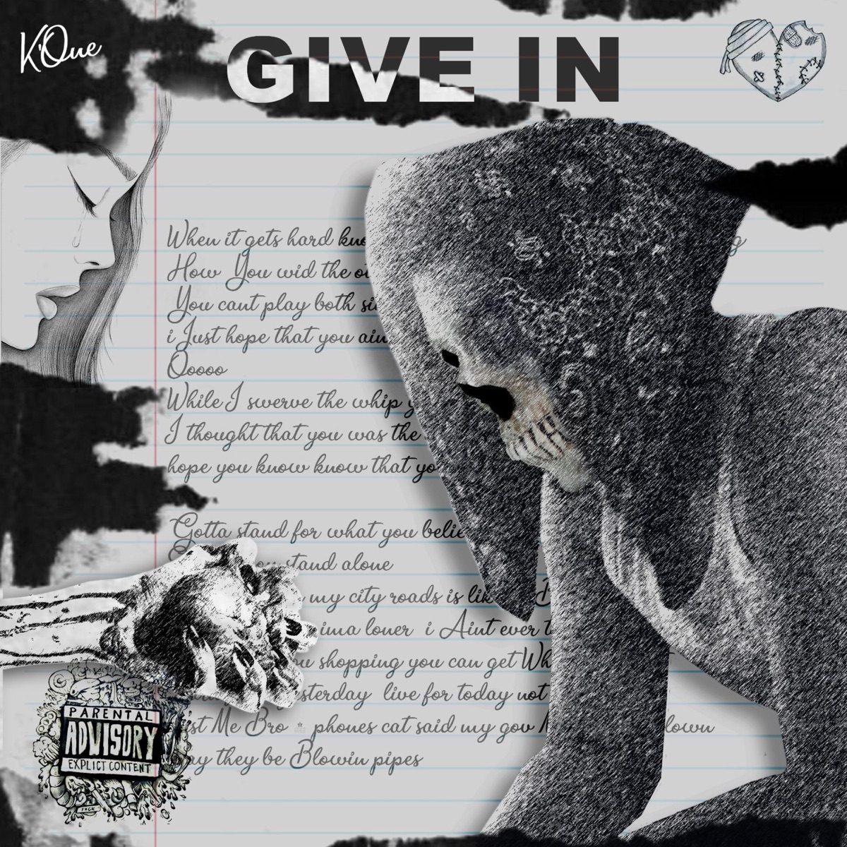 Give In - Single by K'one album cover