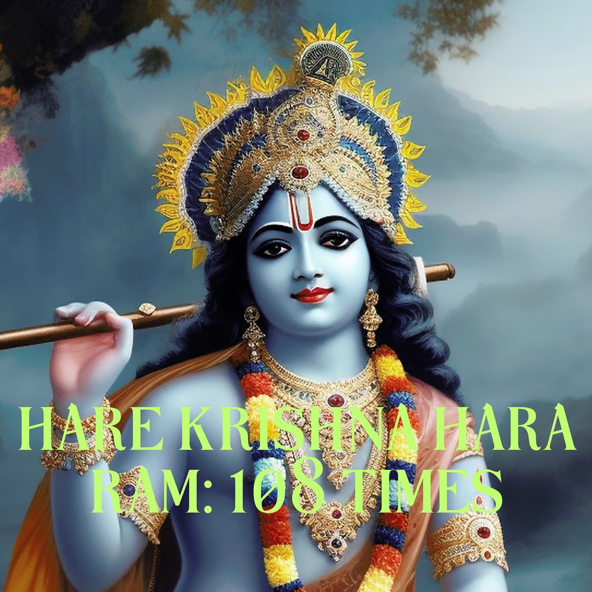 Hare Krishna Hara Ram: 108 Times - EP by Kashmira Chakraborty album cover