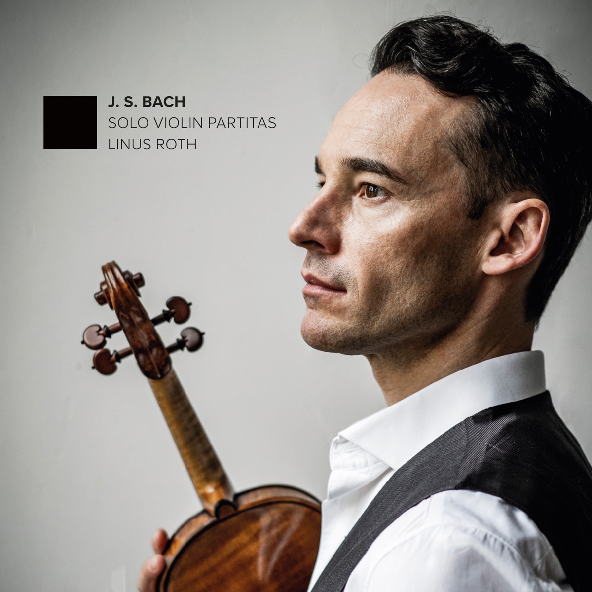 Bach: Solo Violin Partitas by Linus Roth album cover