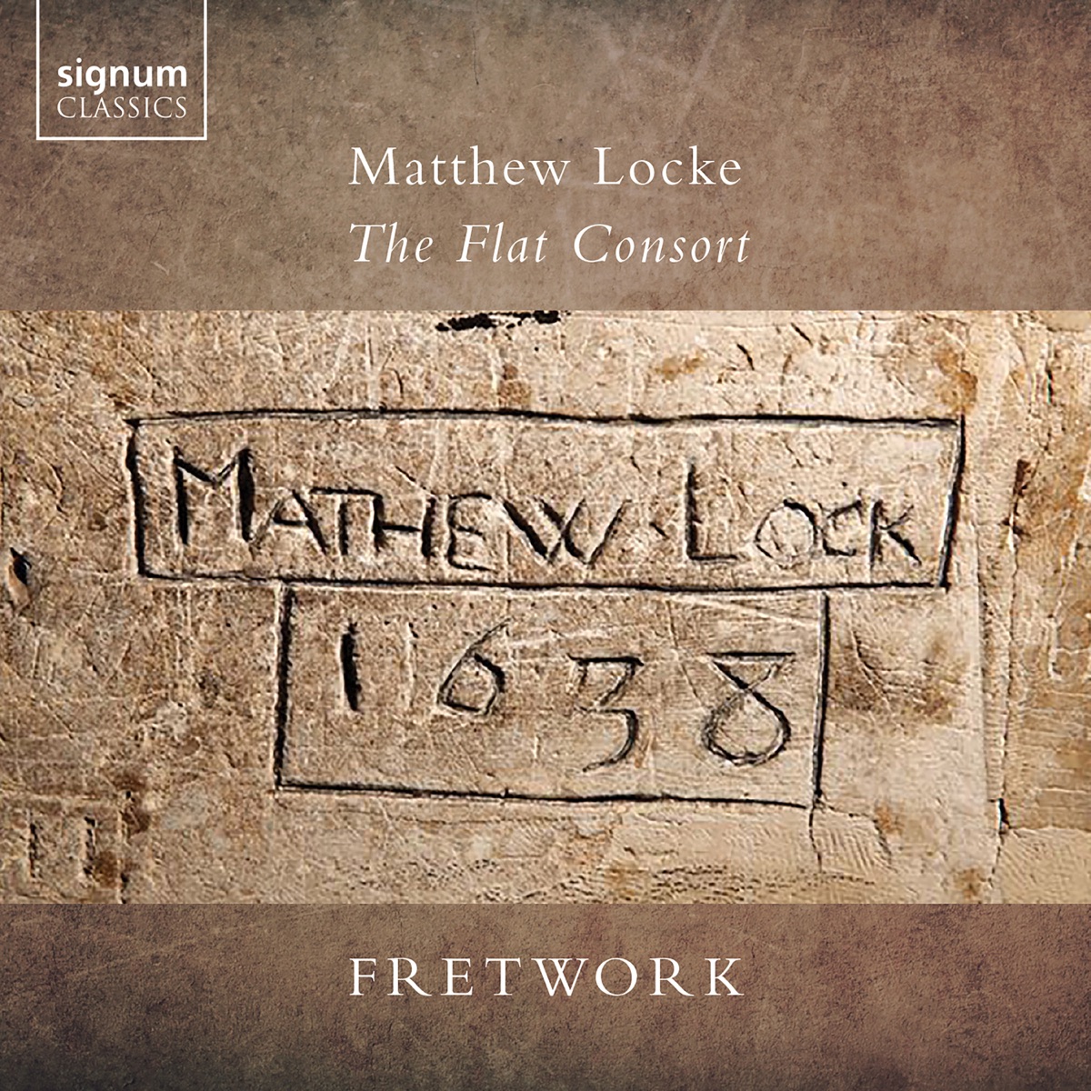 Matthew Locke: The Flat Consort by Fretwork, David Miller & Silas Wollston album cover