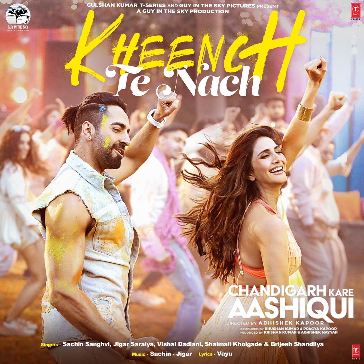 Kheench Te Nach (From "Chandigarh Kare Aashiqui") - Single by Sachin Sanghvi, Jigar Saraiya, Vishal Dadlani, Shalmali Kholgade, Brijesh Shandilya & Sachin-Jigar album cover