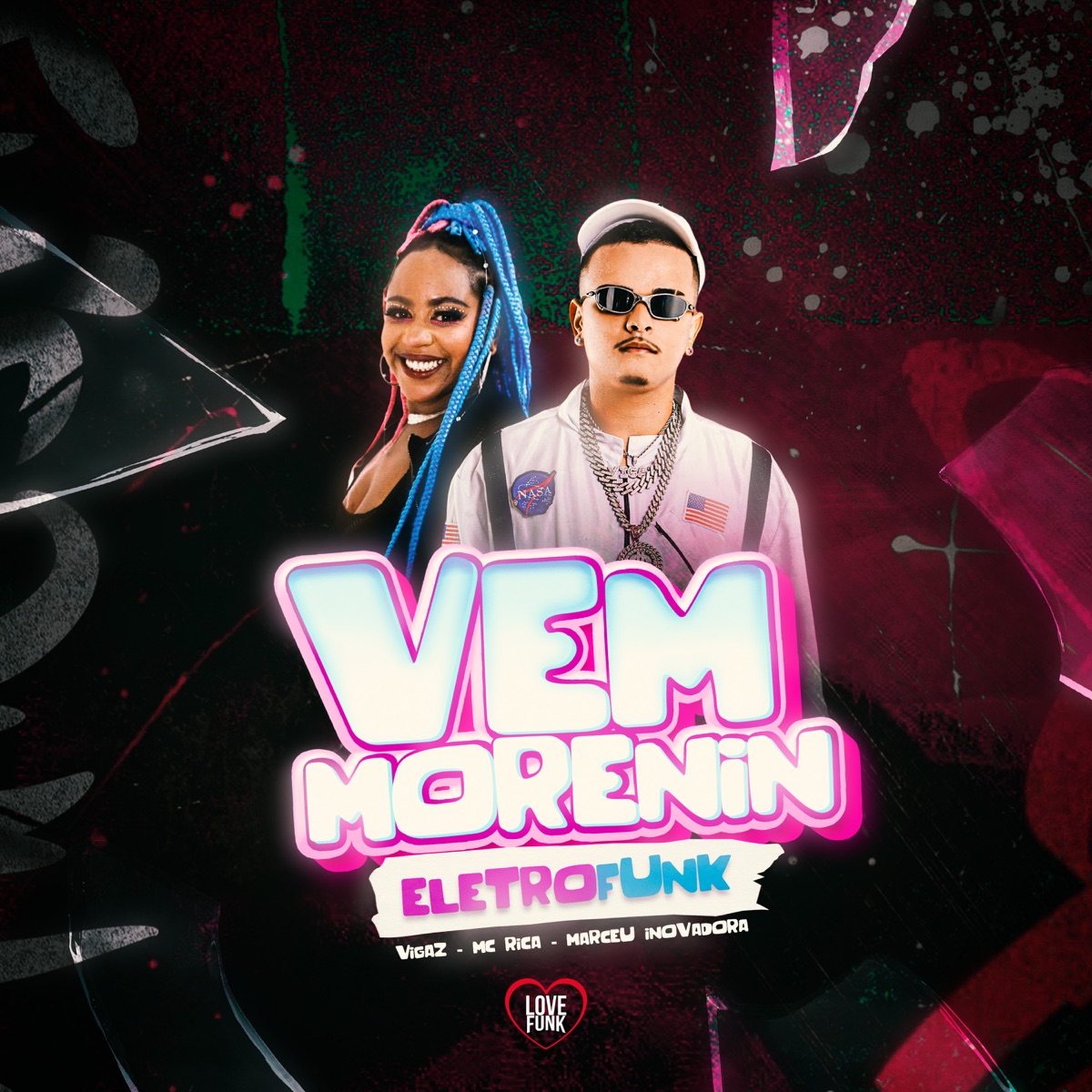 Vem Morenin (Remix) - Single by MC Rica, marceu inovadora & VIGAZ album cover