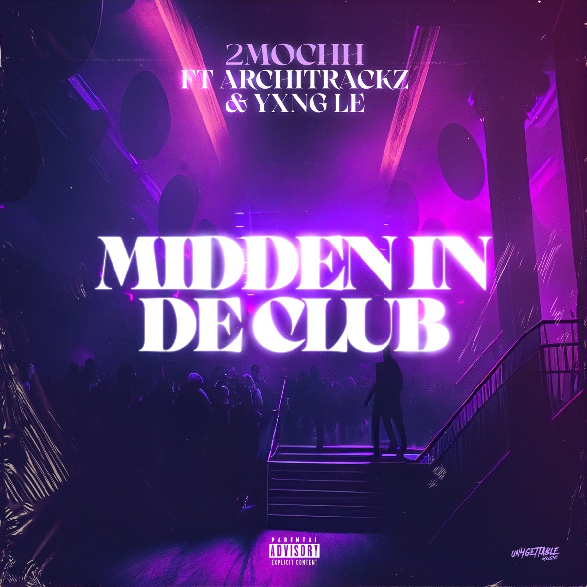 Midden In De Club - Single by 2mochh, Architrackz & Yxng Le album cover