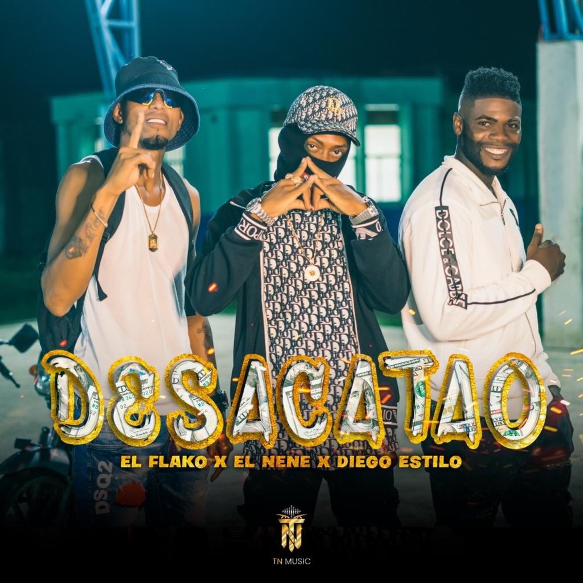 Desacatao (feat. El Nene, El Flako & Diego Estilo) - Single by Tn Music In album cover