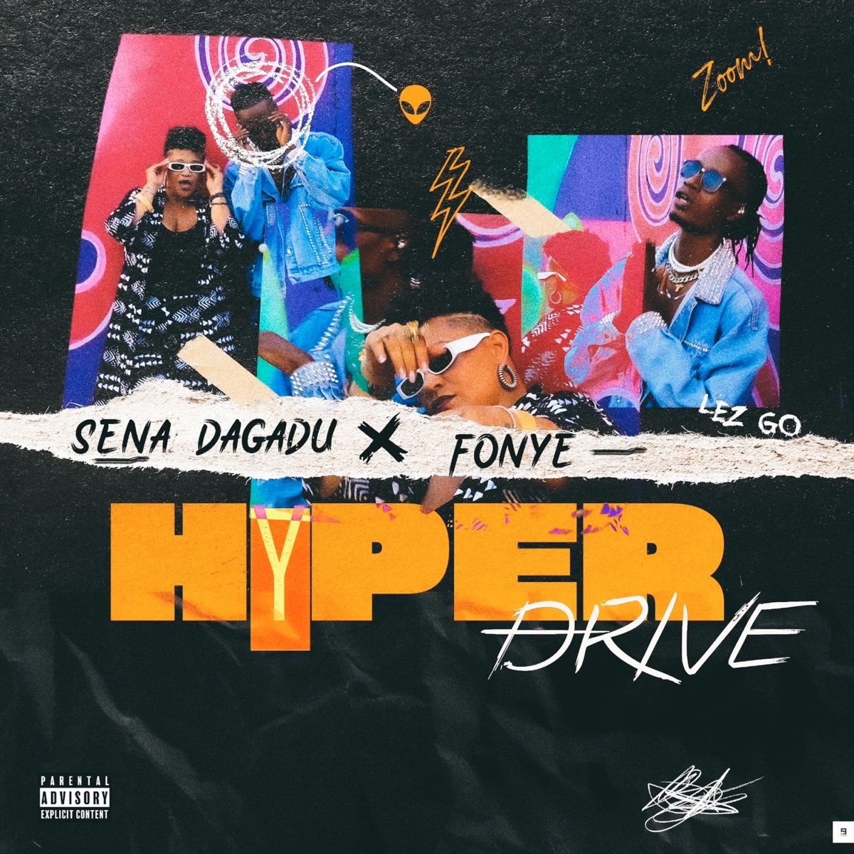 Hyperdrive - Single by Fonye & Sena Dagadu album cover