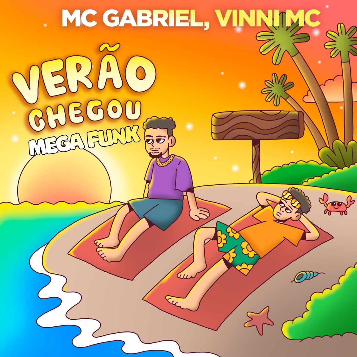 Verão Chegou Mega Funk - Single by MC Gabriel & Vinni MC album cover