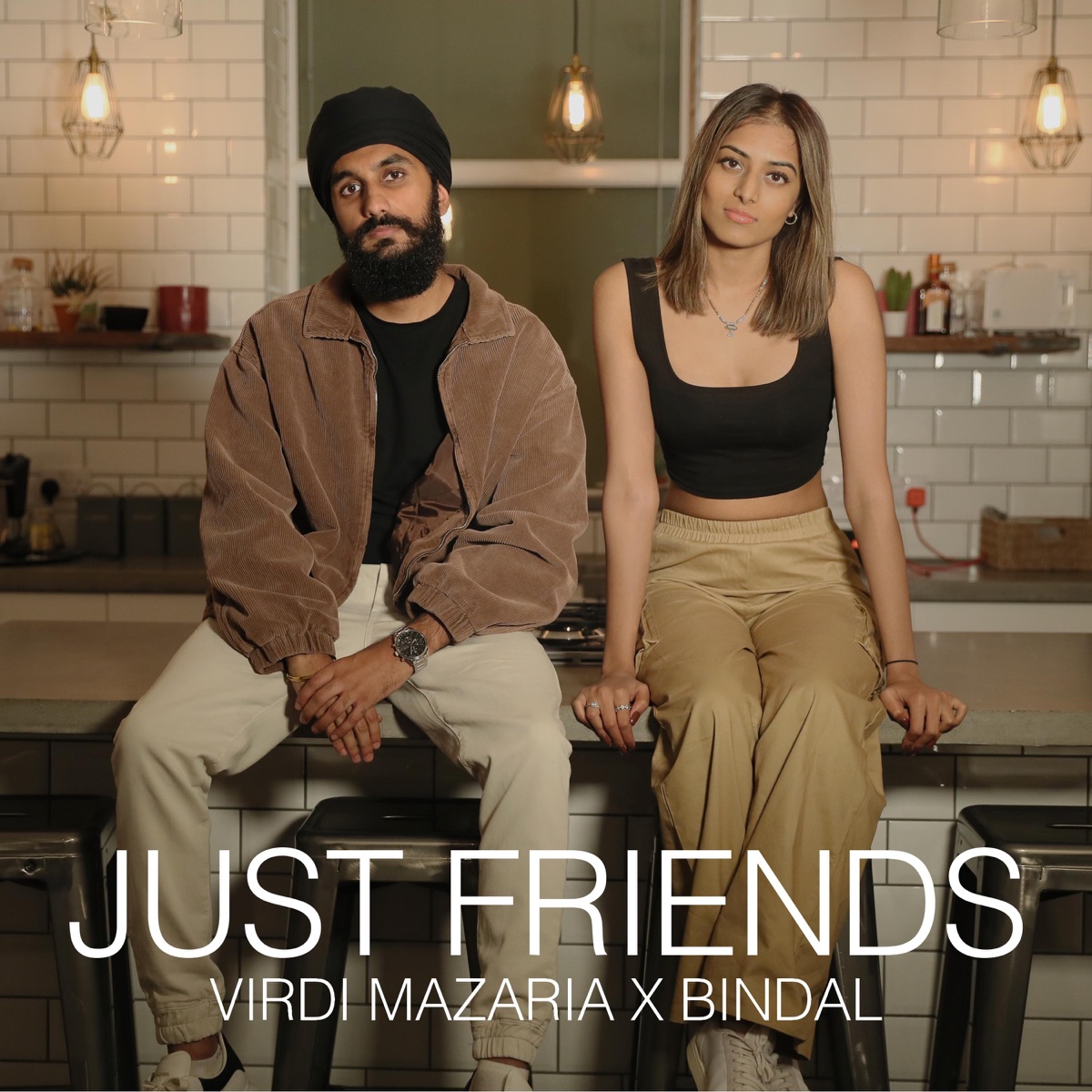 Just Friends - Single by Virdi Mazaria & Bindal album cover