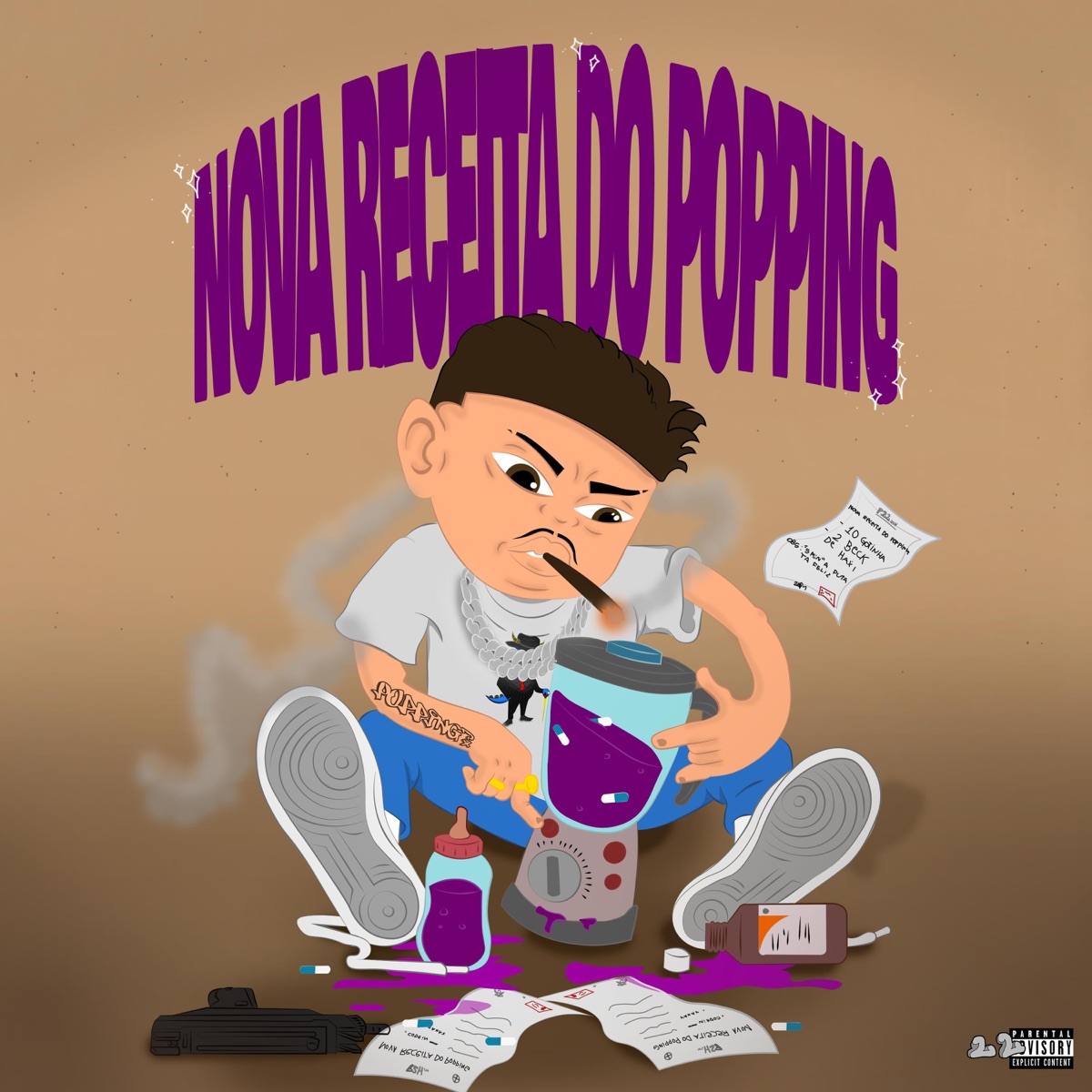 Nova receita do Popping - Single by Popping Night album cover