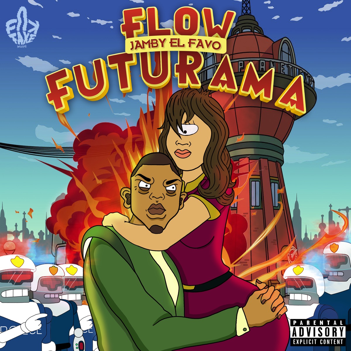 Flow Futurama, Vol. 1 - EP by Jamby el Favo album cover