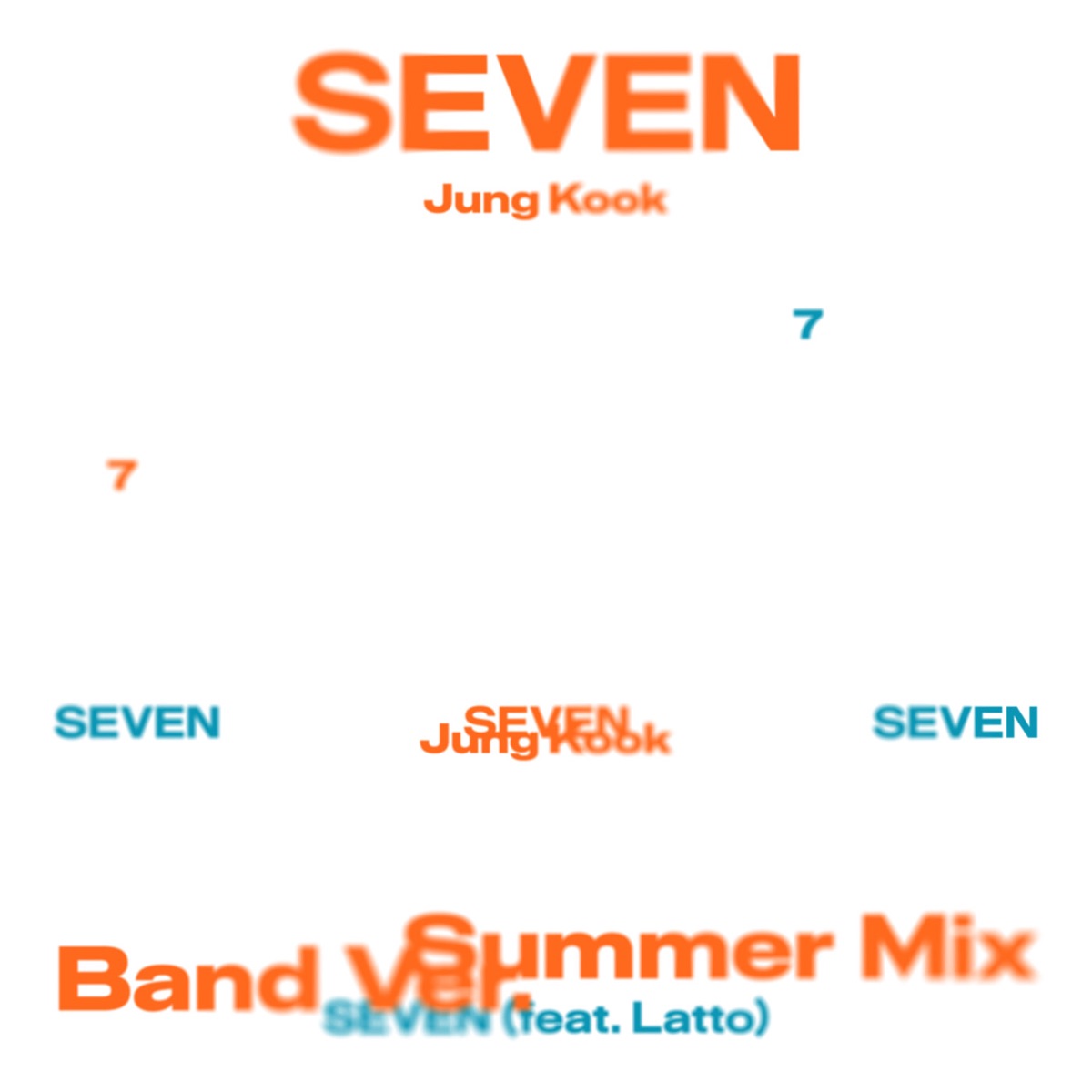 Seven (Summer Mix) - Single by Jung Kook & Latto album cover