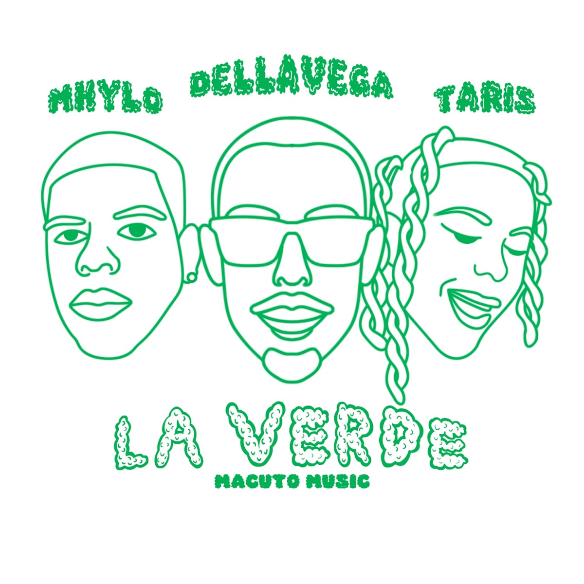 La Verde (feat. Taris) - Single by Mhylo, Dellavega & Macuto Music album cover