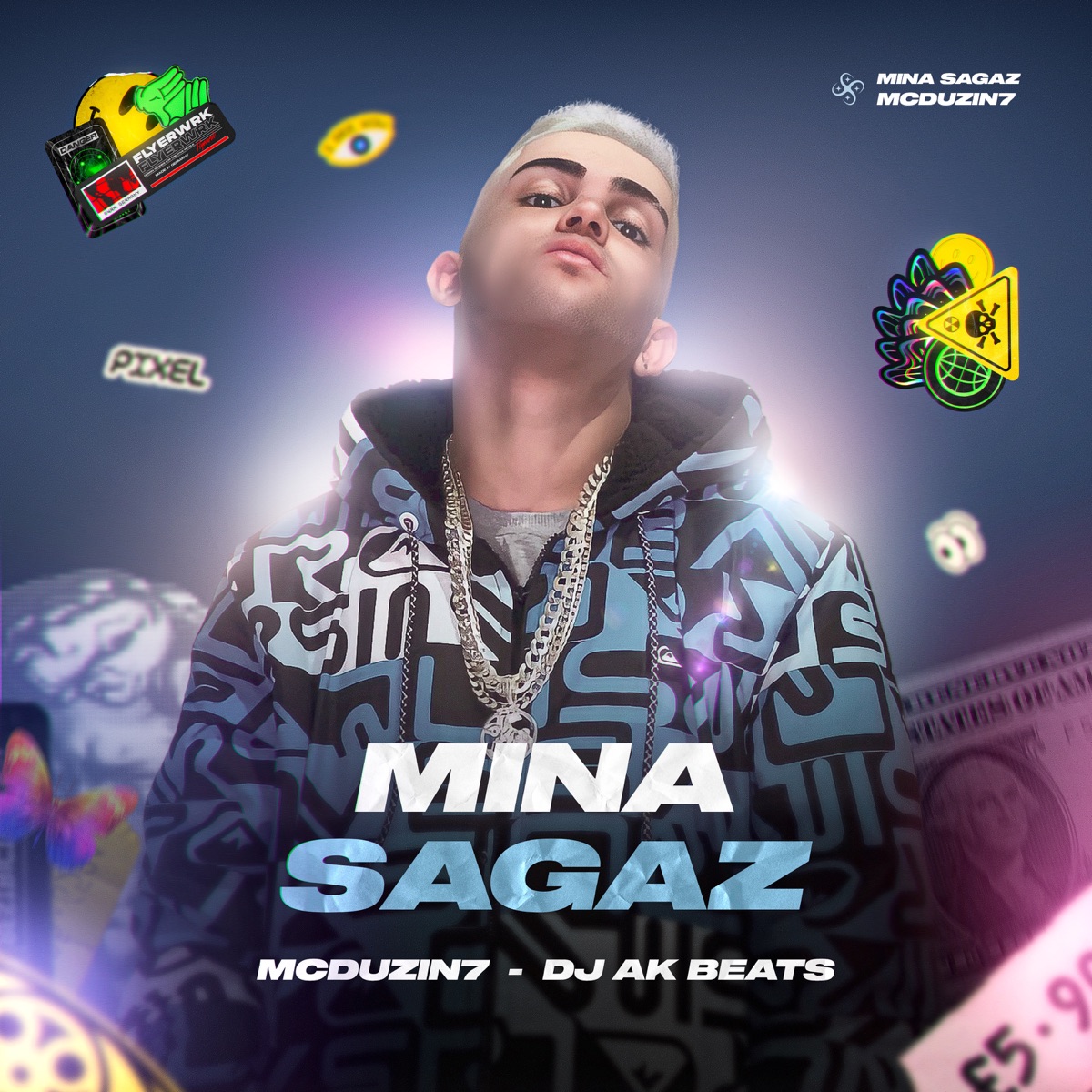 Mina Sagaz - Single by MC Duzin7 & Dj AK Beats album cover