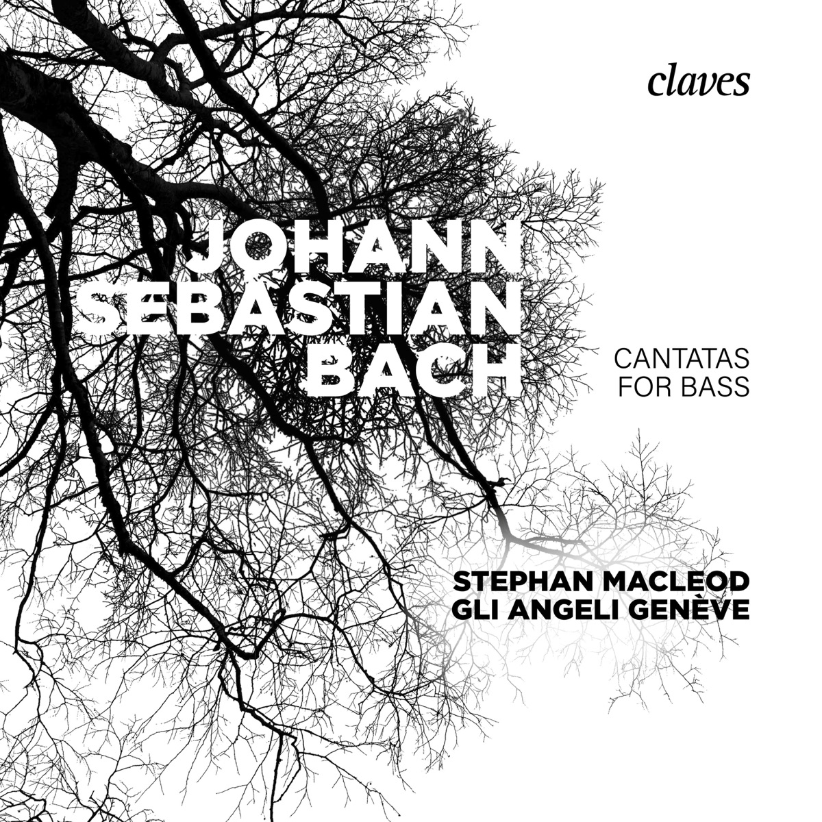 J.S. Bach: Cantatas for Bass, BWV 56, 82, 158, 203 by Gli Angeli Genève & Stephan MacLeod album cover
