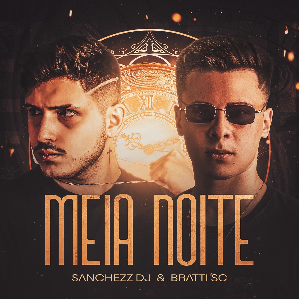 Mega Funk - Meia Noite - Single by DJ Bratti SC & Sanchezz Dj album cover