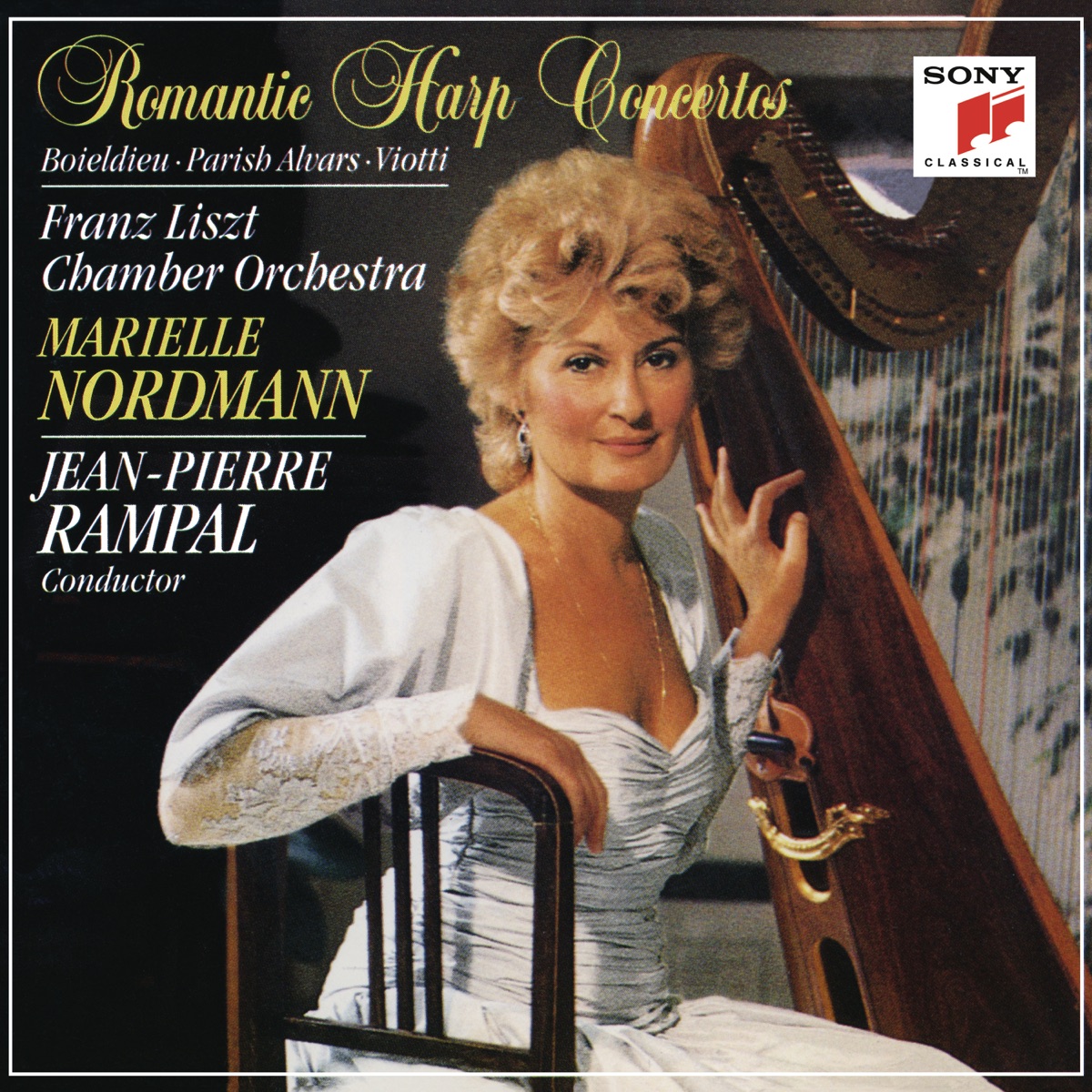 Boieldieu & Parish Alvars & Viotti: Harp Concertos by Jean-Pierre Rampal, Marielle Nordmann & Franz Liszt Chamber Orchestra album cover