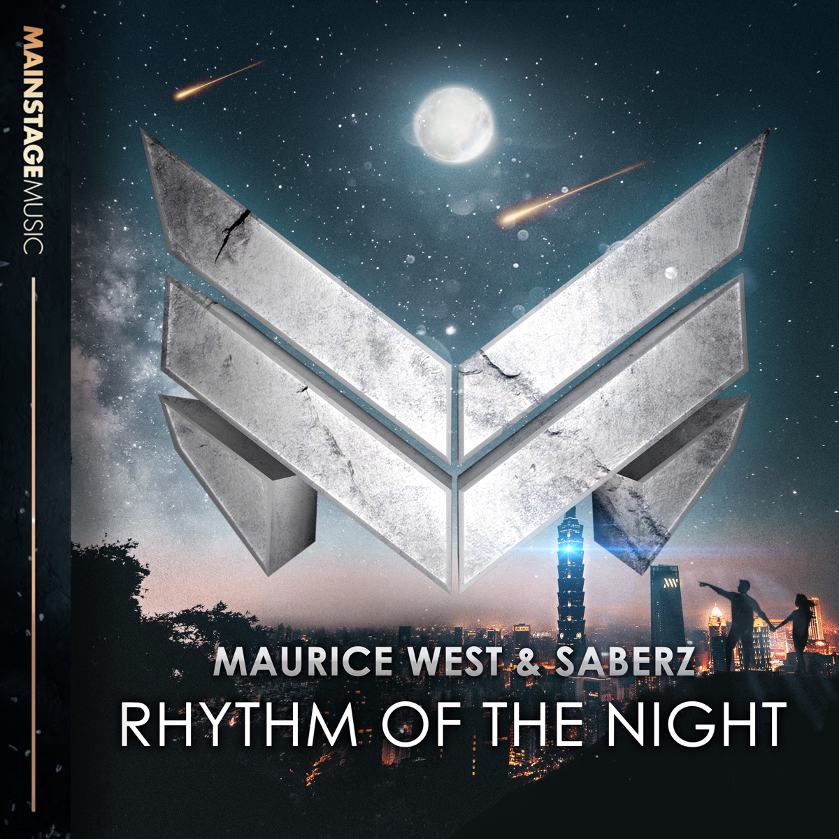 Rhythm of the Night - Single by Maurice West & SaberZ album cover