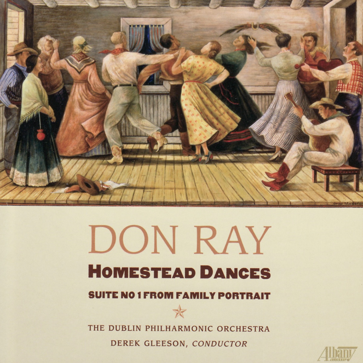 Homestead Dances by Derek Gleeson & Dublin Philharmonic Orchestra album cover