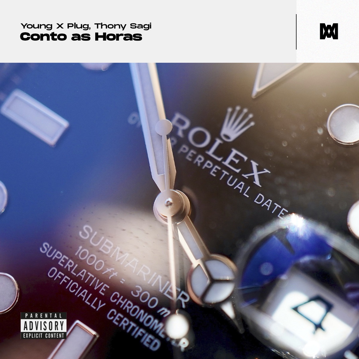 Conto as horas - Single by Young X plug & Thony Sagi album cover