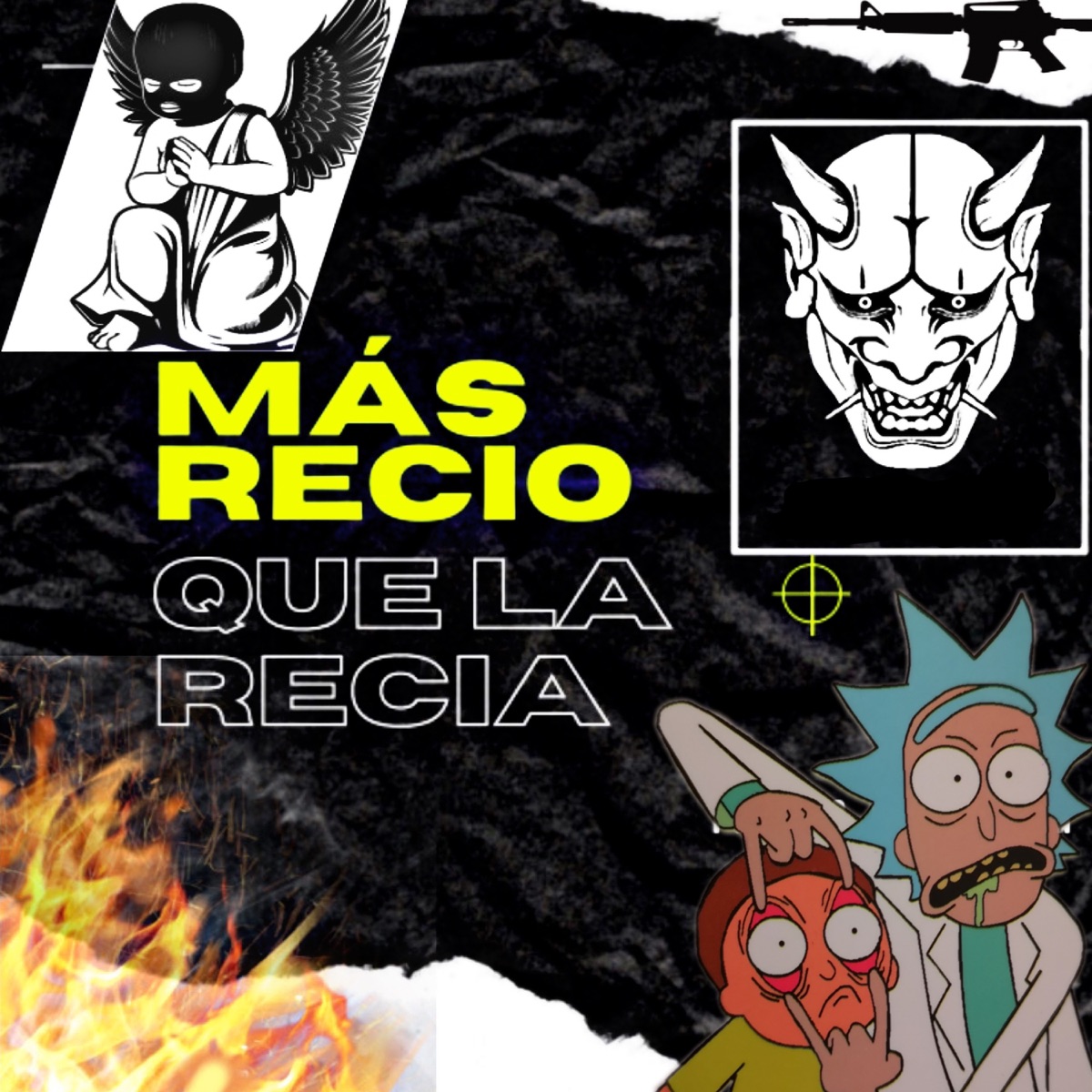 MÁS RECIO QUE LA RECIA (feat. Charly whest, Rayo, El Afro & Alberto producer) - Single by Flacco Lapresion album cover