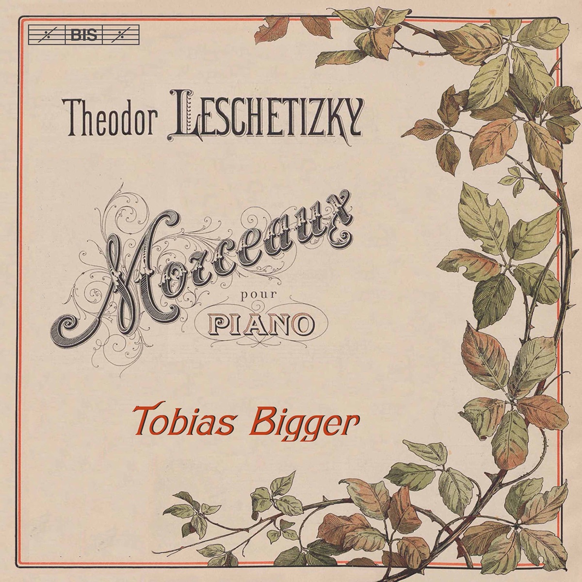 Leschetizky: Piano Works by Tobias Bigger album cover