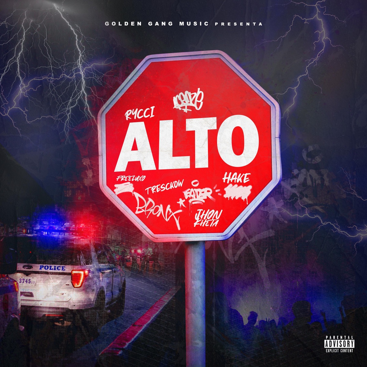 Alto (feat. Hake la visión, Jhon kheta & Tresckow) - Single by Rycci album cover