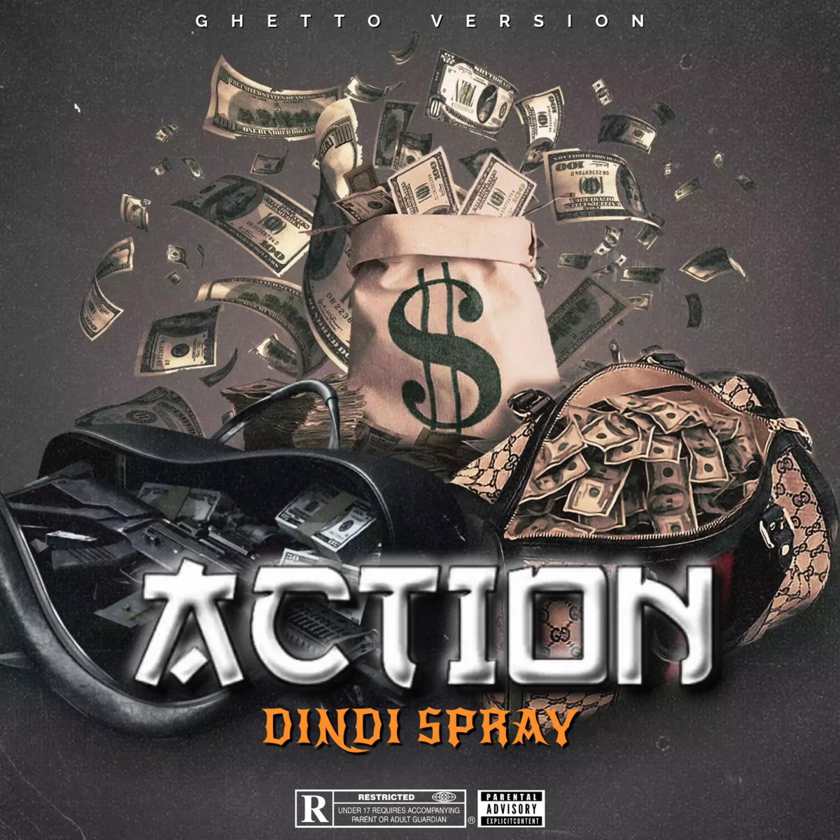 Action - Single by Dindi Spray album cover